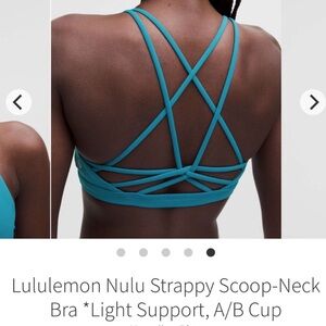 Lululemon Nulu Strappy Scoop-Neck Bra